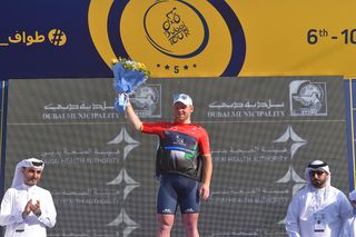 Quentin Valognes (Team Novo Nordisk) won the sprint classification at the 2018 Dubai Tour.