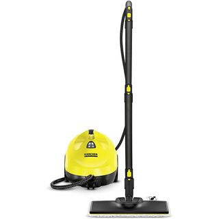 yellow steam cleaner