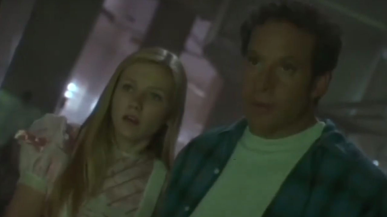 Kirsten Dunst and Steve Guttenberg in Tower of Terror