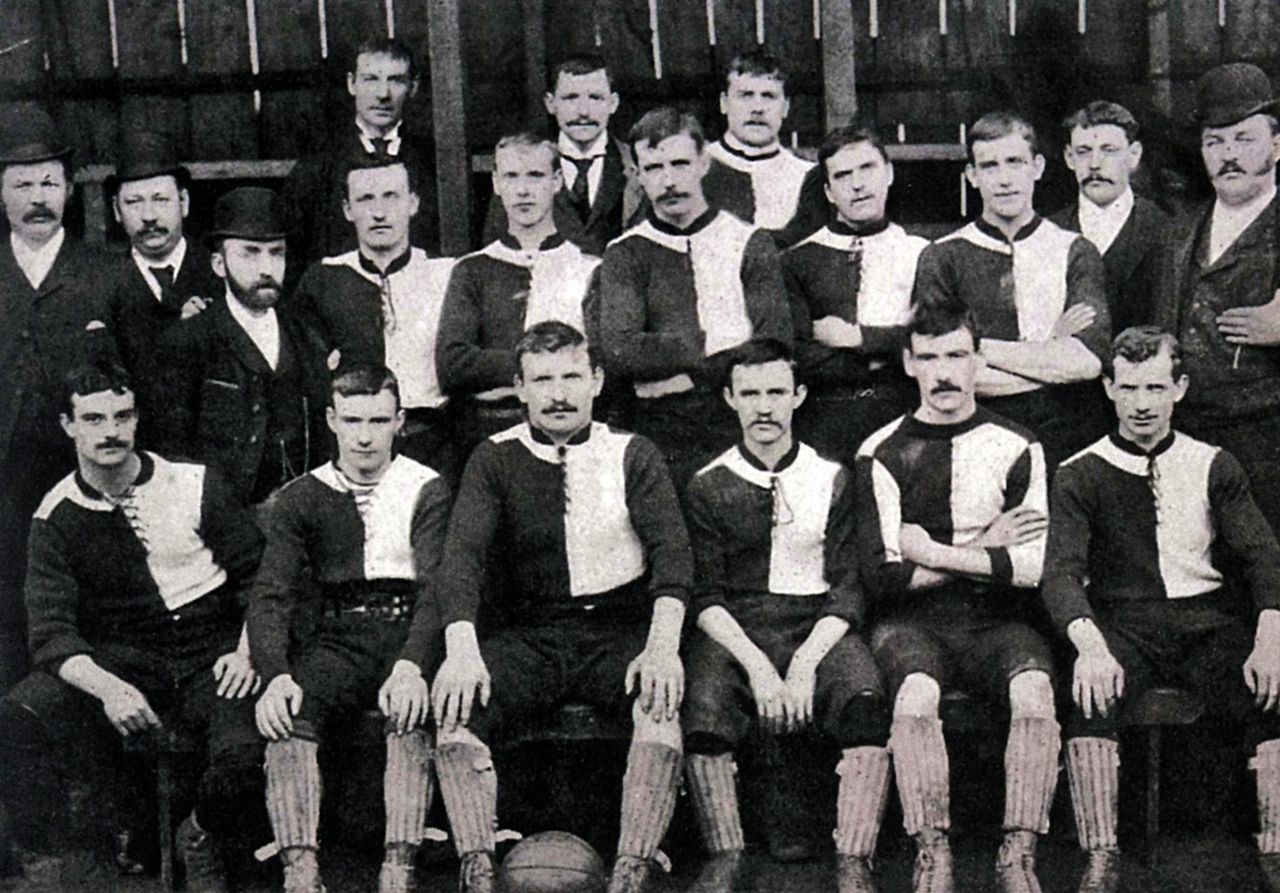 The 1892/83 team of Newton Heath LYR FC, the original form of Manchester United