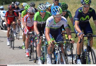 Christian Meier (Orica-GreenEdge) with the breakaway on stage 4
