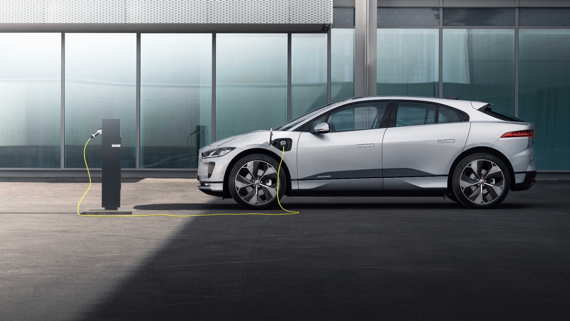 Charging electric Jaguar I-Pace