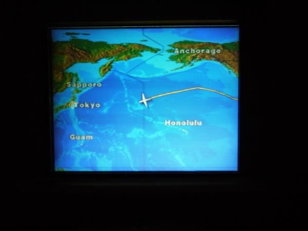 Crossing into tomorrow on the international date line