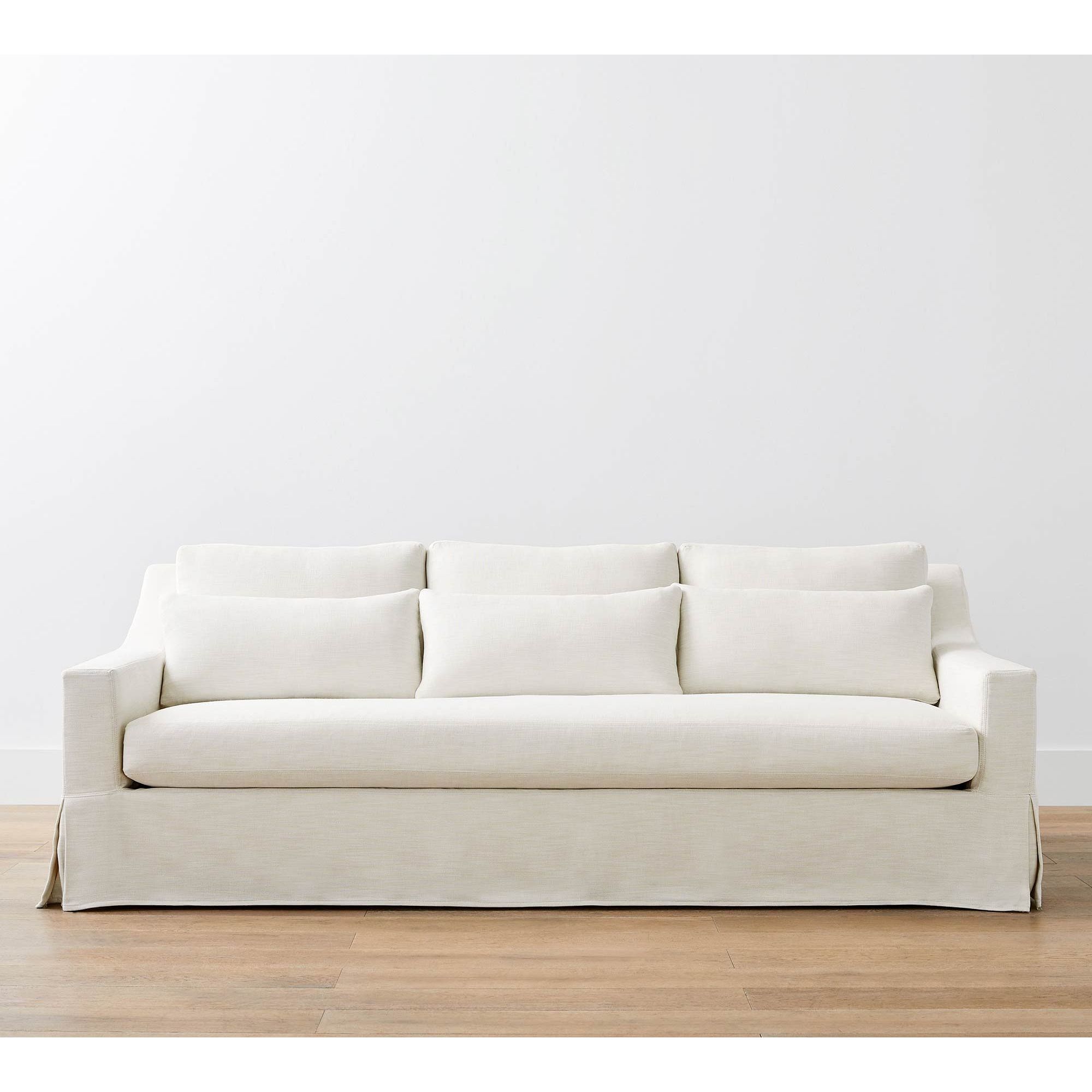 York Slope Arm Deep Seat Slipcovered Sofa (60