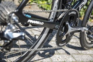 froome's pinarello dogma f8 osymetric chainrings