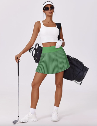 PINSPARK Pleated Tennis Skirt