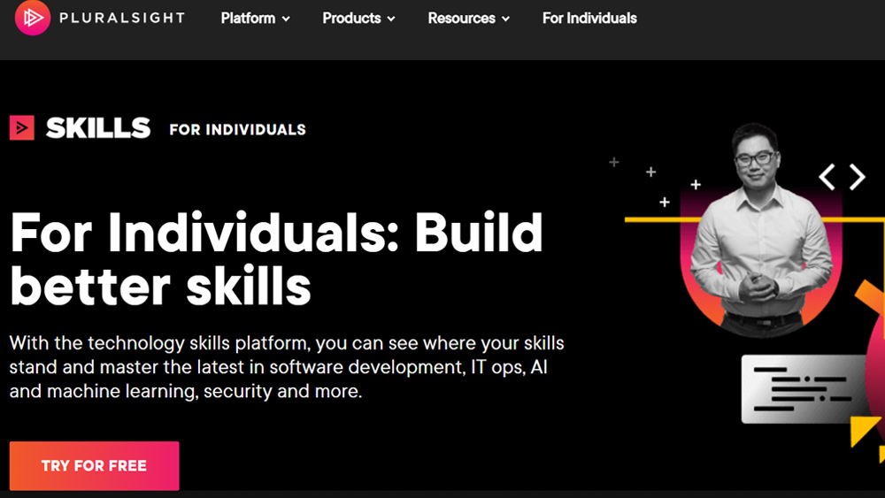 Screengrab from Pluralsight, provider of some of the best online coding courses