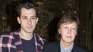 (L-R) Mark Ronson and Paul McCartney attend the Stella McCartney show as part of the Paris Fashion Week Womenswear Fall/Winter 2015/2016 on March 9, 2015 in Paris, France. (Photo by Stephane Cardinale/Corbis via Getty Images)
