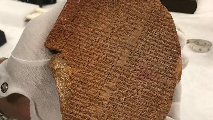 The Gilgamesh Dream Tablet was seized from Hobby Lobby by federal authorities in 2019.