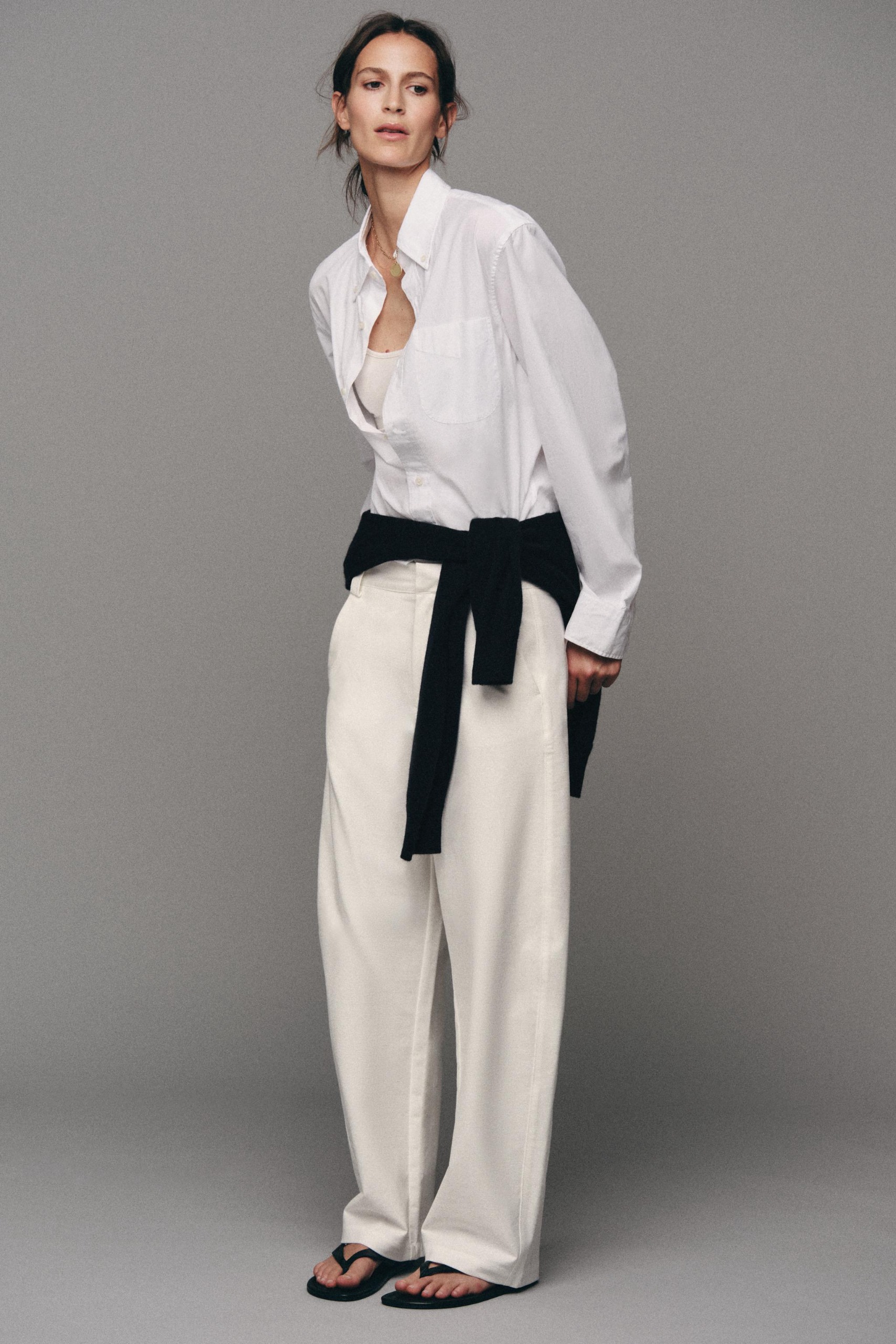 Barrel Pants - Ecru - Xs