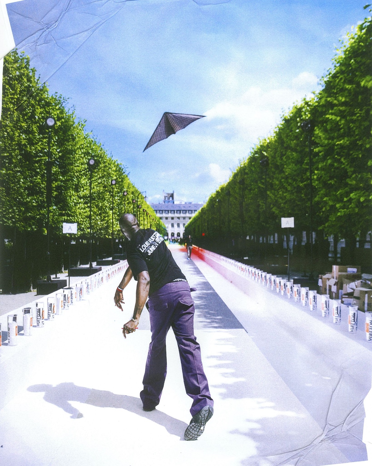 Virgil Abloh on runway