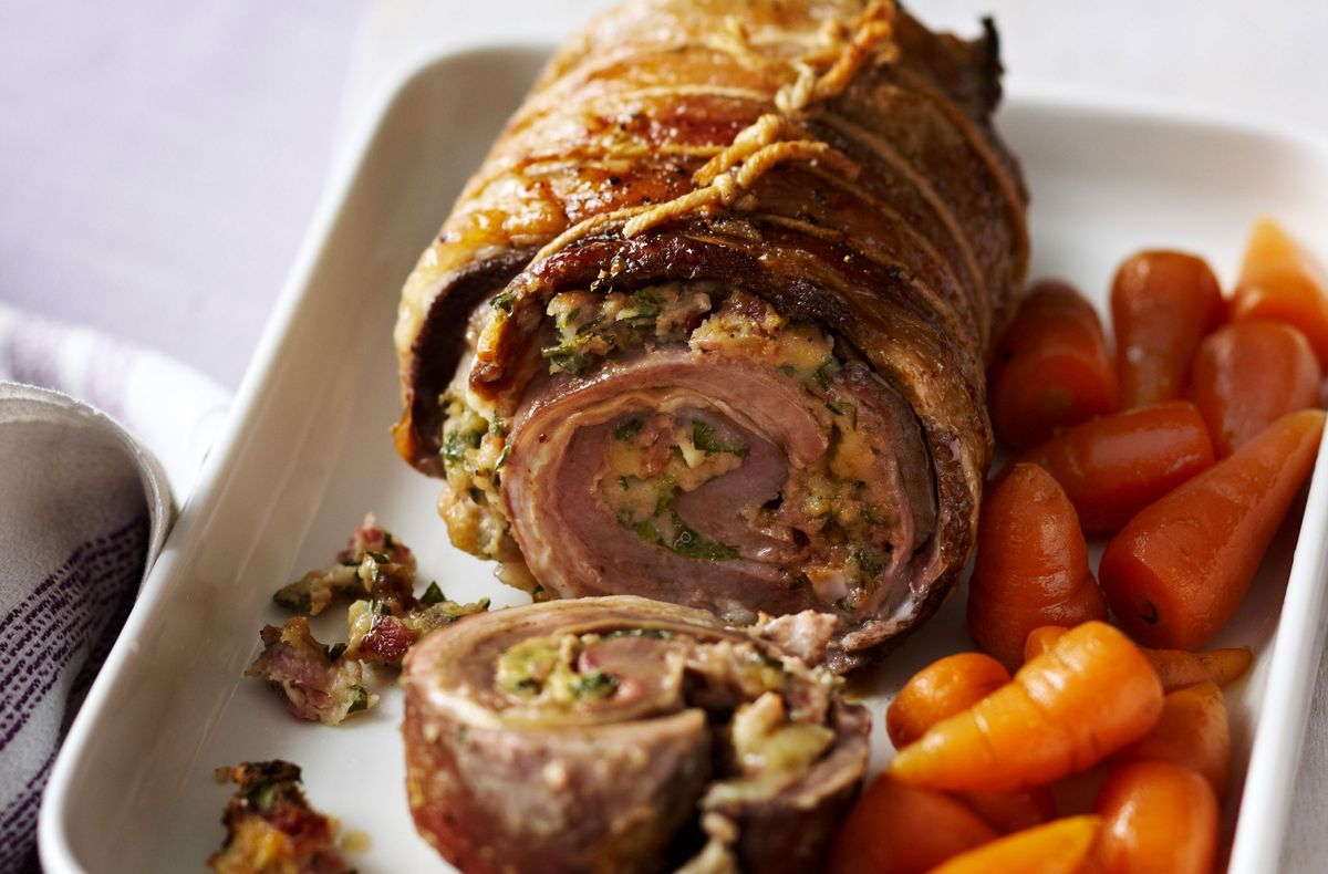 Stuffed breast of lamb | British Recipes | GoodtoKnow