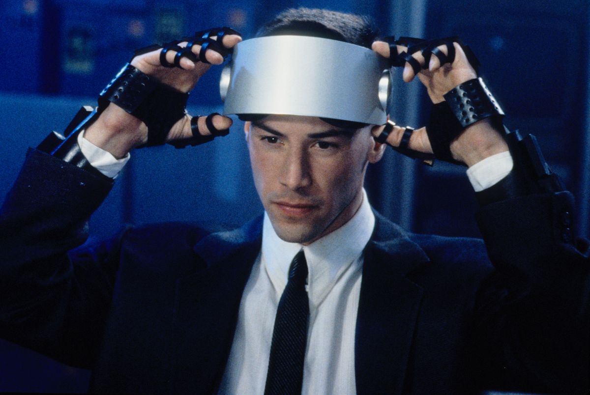 Keanu Reeves in Johnny Mnemonic