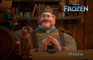 Frozen Character Poster Oaken