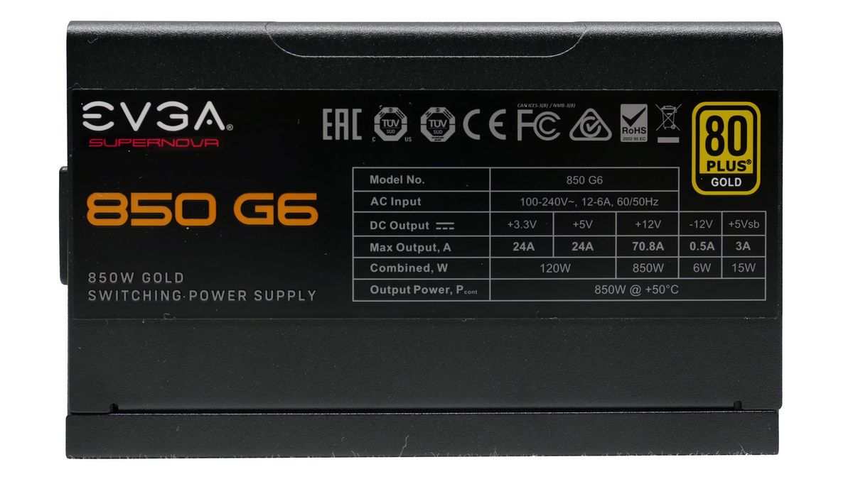 EVGA 850 G6