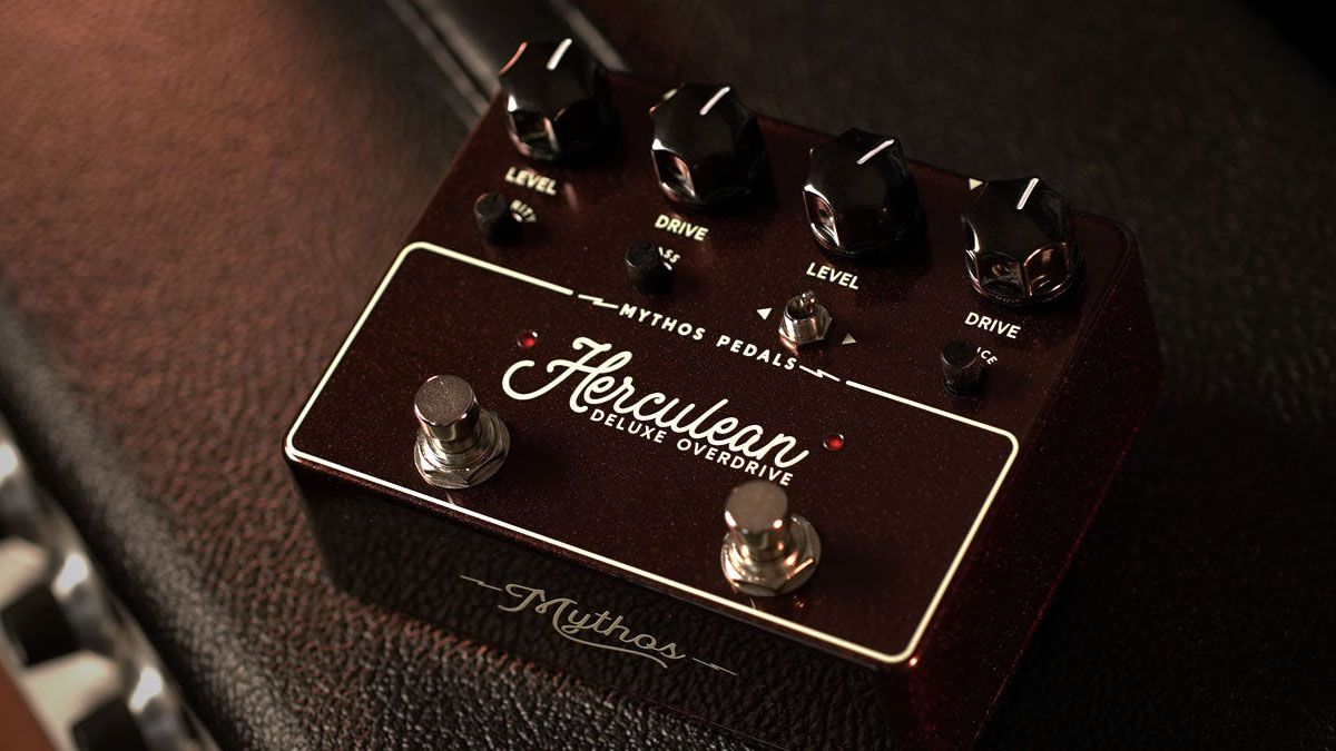 “This is your drive section”: Mythos unveils the heroic Herculean Deluxe Overdrive, offering Dumble-style and modded Blues Breaker drive sounds in one pedal