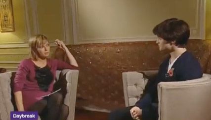 Daniel Radcliffe - Daniel Radcliffe on kissing Emma Watson: 'She's an animal...' - Harry Potter and the Deathly Hallows - Deathly Hallows - Celebrity News - Marie Claire