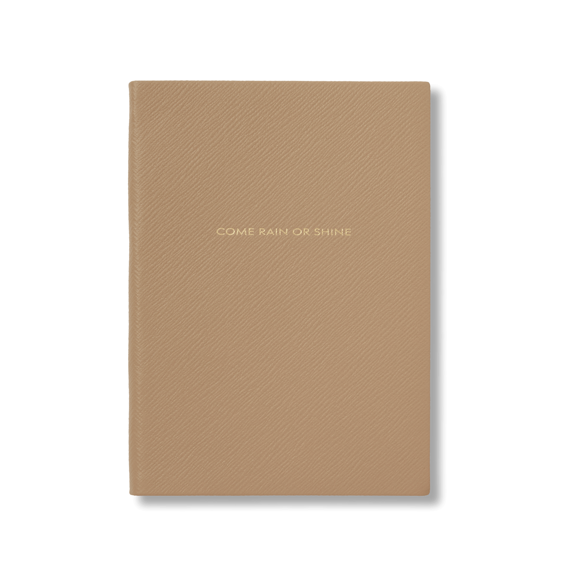 Burberry X Smythson Soho Notebook in Panama - Archive Beige