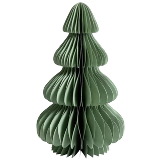 Green paper christmas tree