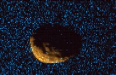 Ultraviolet Image of Mars' Moon Phobos 
