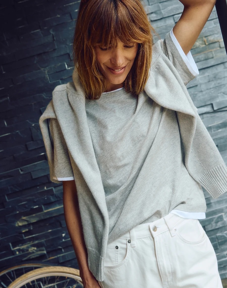 Navygrey, The Layered Tee / Short Sleeve