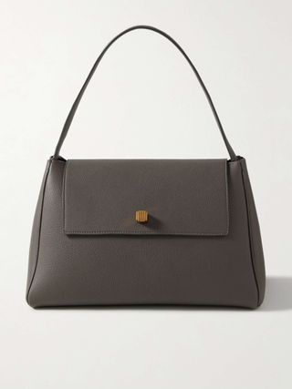 Audrey Textured-Leather Shoulder Bag