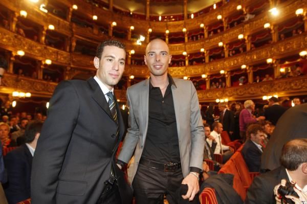 Vincenzo Nibali and Alessandro Ballan
