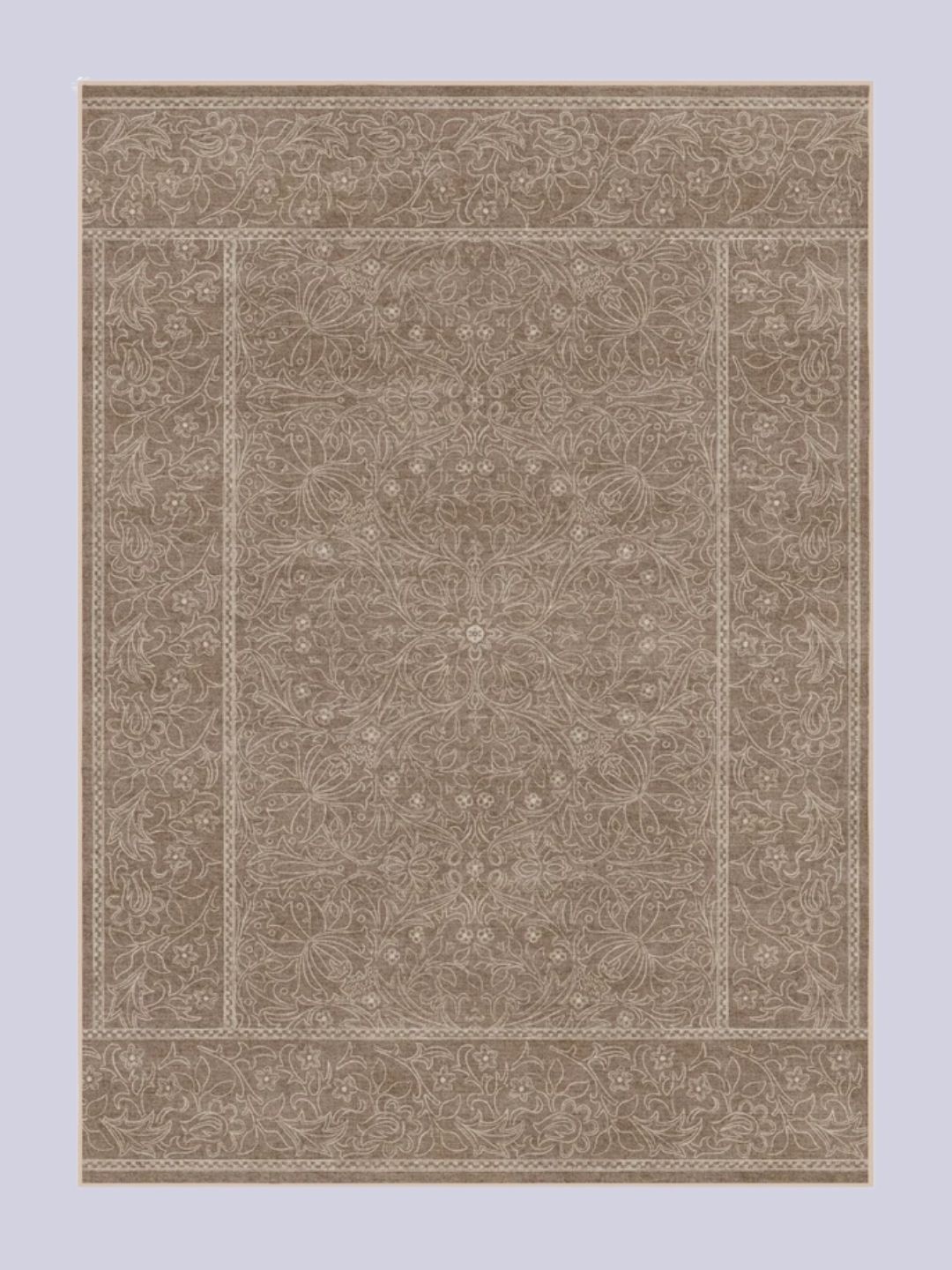 Ruggable x Morris &amp;amp; Co., Walthamstow Light Brown Rug