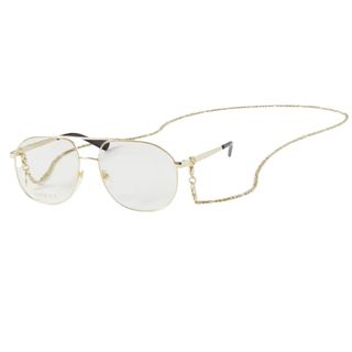 Gucci Eyewear Oversized Aviator-style Gold-Tone and Acetate Optical Glasses