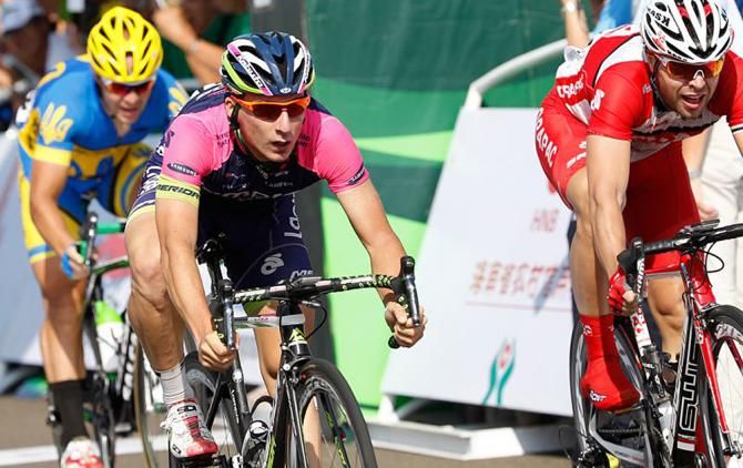 Niccol&ograve; Bonifazio (Lampre-Merida) won the stage 2 sprint