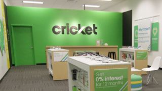 The inside of a cricket wireless retail store