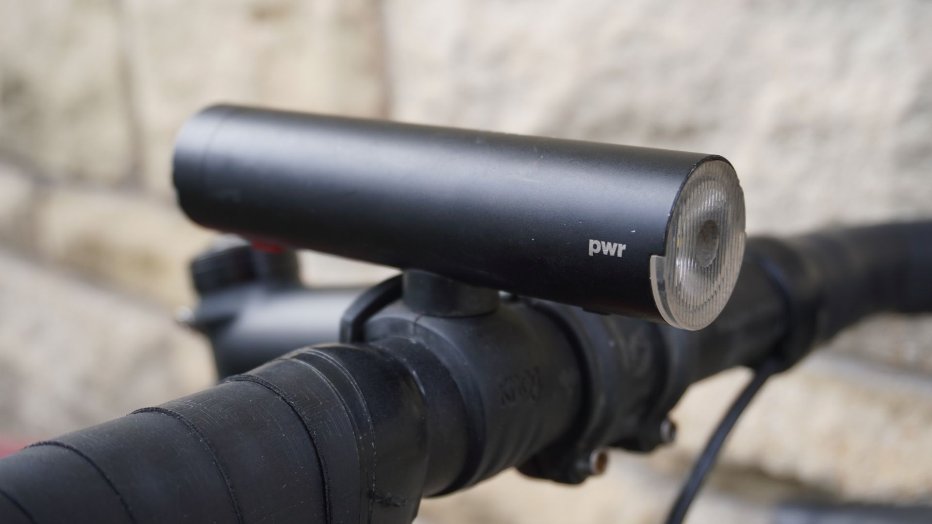 Image shows Knog PWR Rider which is one of the best front lights