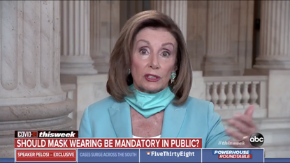 Nancy Pelosi.