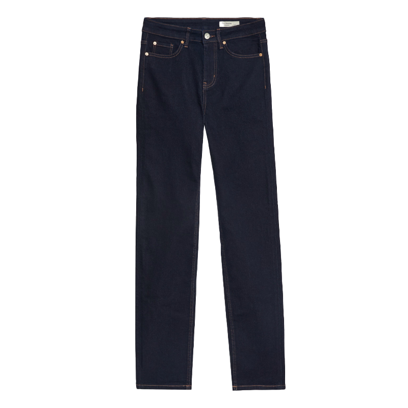 M&amp;amp;S dark wash straight leg jeans
