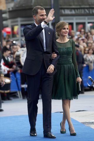 Crown Prince Felipe and Princess Letizia at the Prince of Asturias Awards, Oviedo, Spain