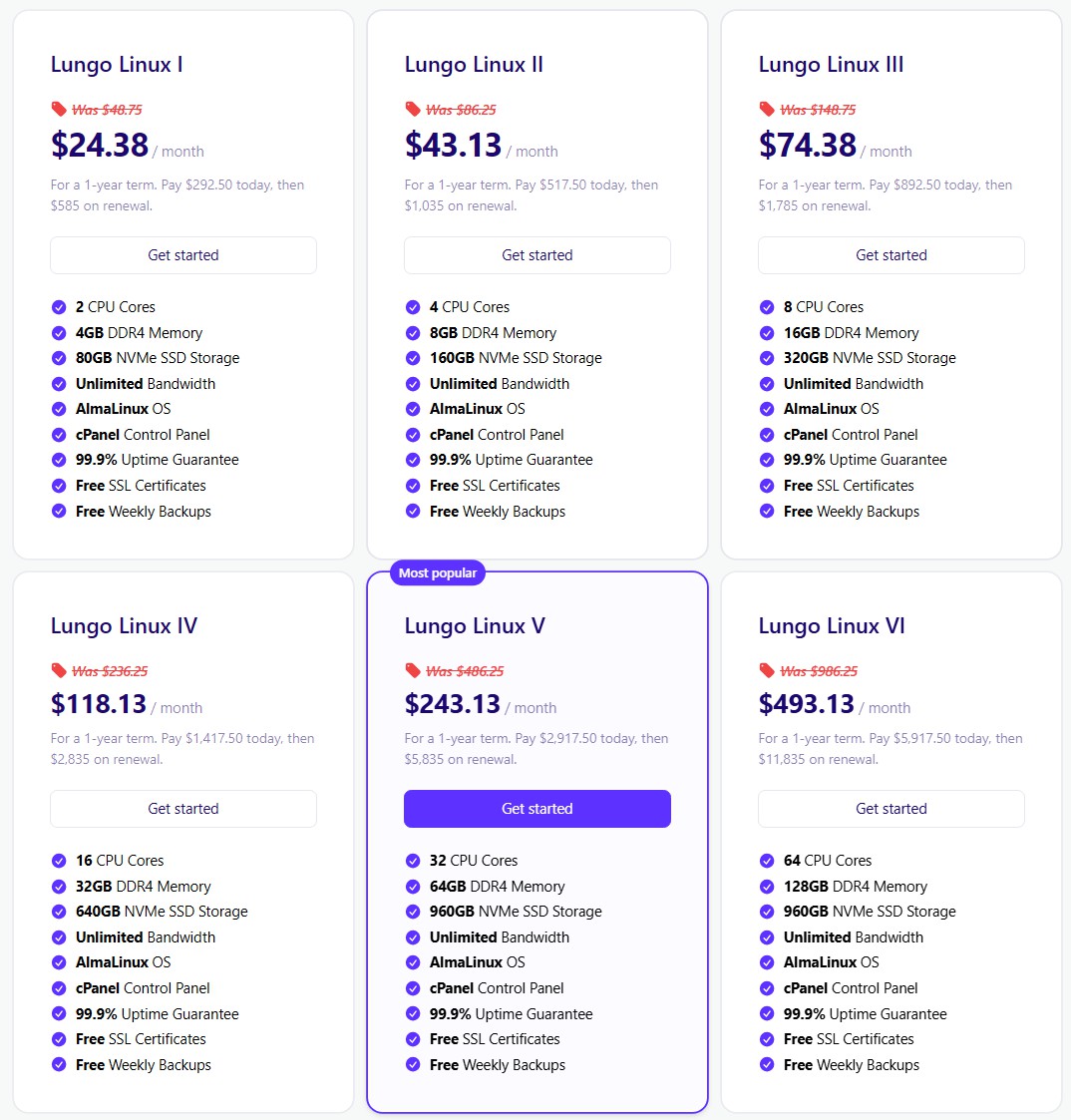 Linux VPS hosting at Mochahost