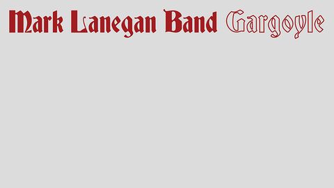 Cover art for Mark Lanegan Band - Gargoyle album
