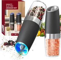 CIRCLE JOY  Gravity Electric Salt and Pepper Grinder