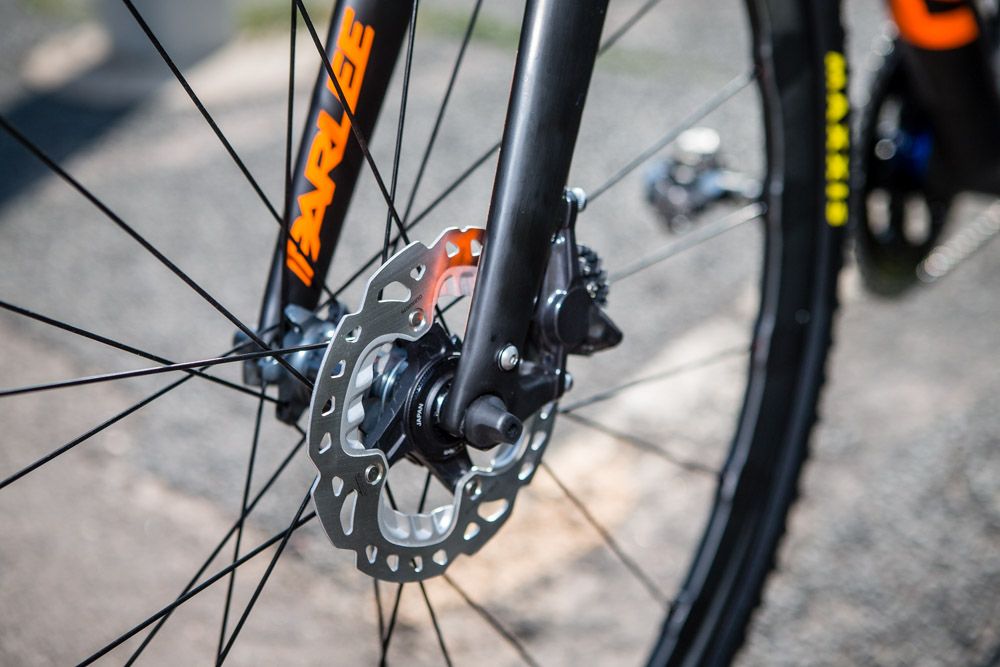 Details from the team bike.
