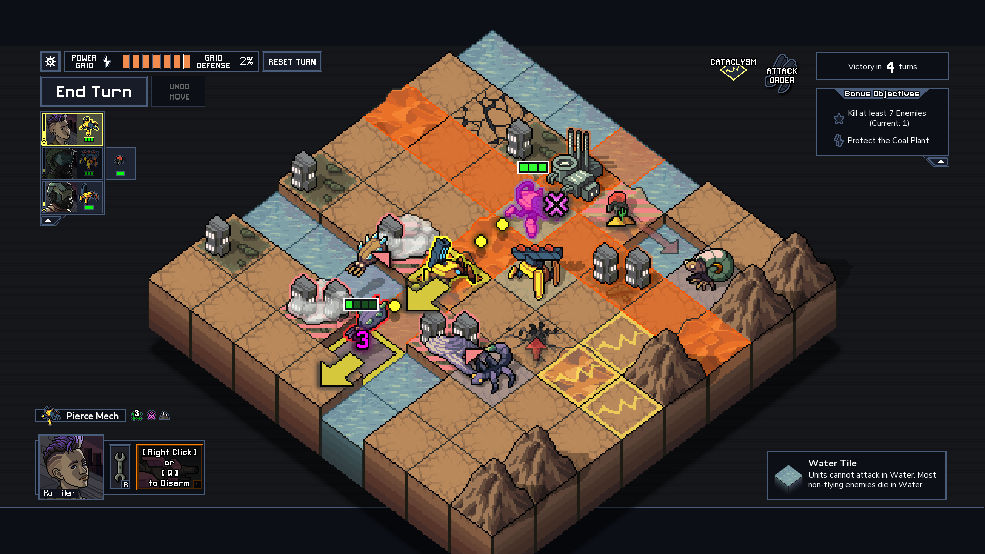 Into the Breach: Advanced Edition screen