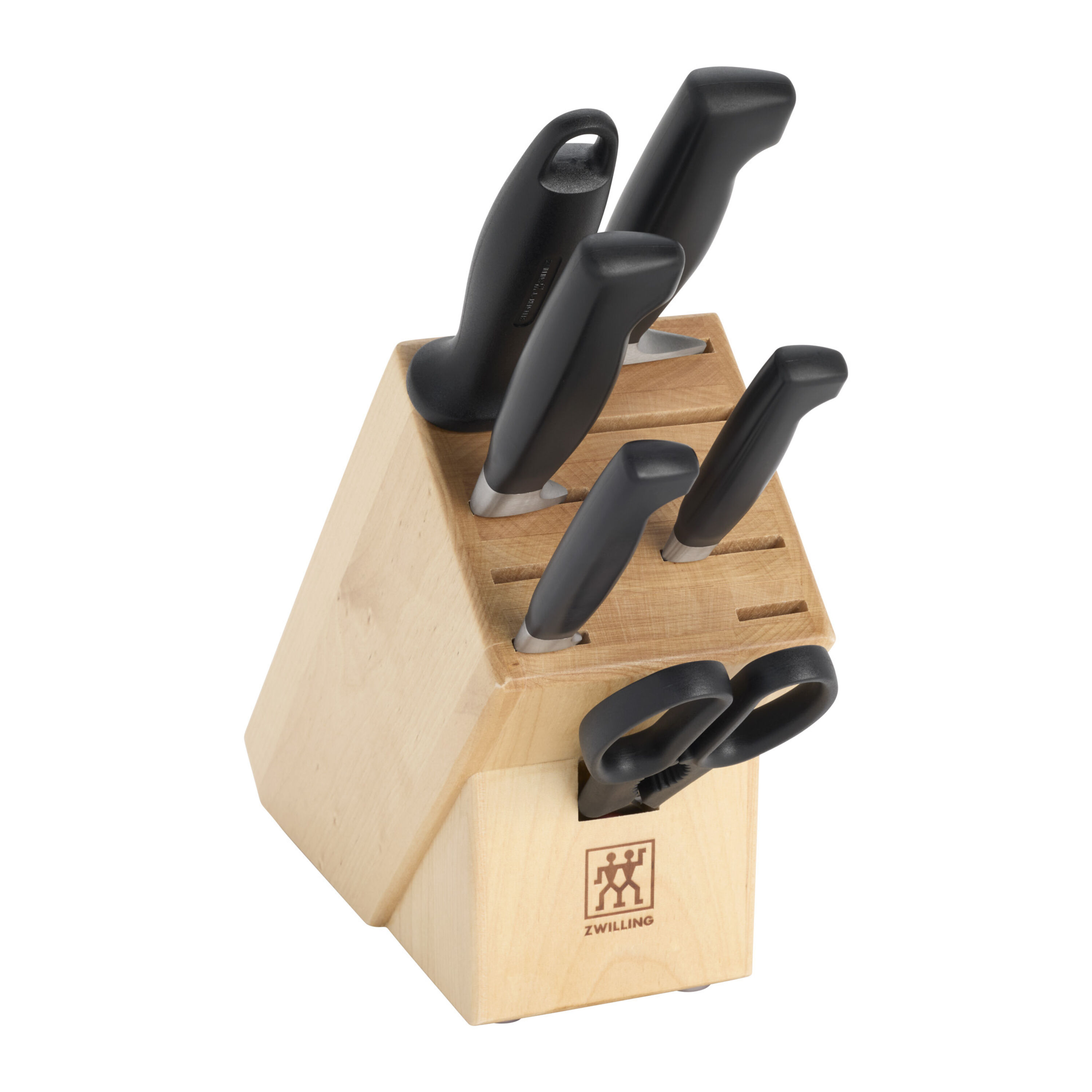 Zwilling Four Star Eco 7-Pc, Knife Block Set, Natural