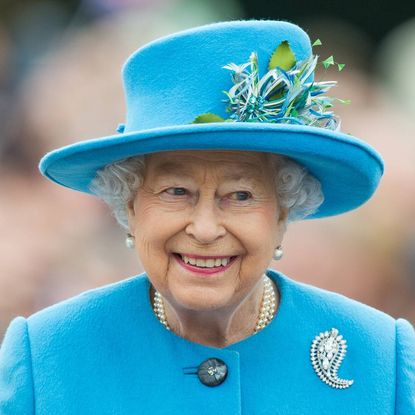 Queen Elizabeth II tours Queen Mother Square