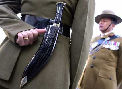 A Gurkha&amp;amp;#039;s kukri knife