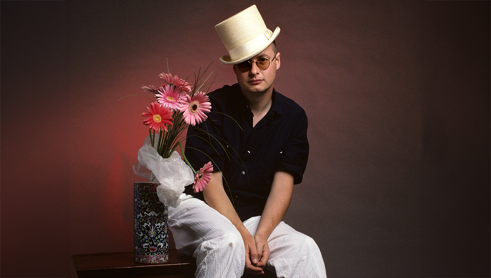 XTC's Andy Partridge poses on July 27, 1989