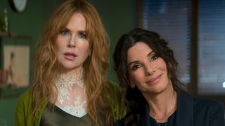 NICOLE KIDMAN as Gillian Owens and SANDRA BULLOCK as Sally Owens in &ldquo;Practical Magic 2,&rdquo; a Warner Bros. Pictures release.  