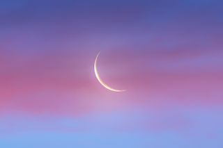 A Dreaming Waning Crescent Moon