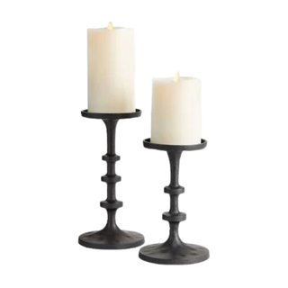 Two pillar candle holders