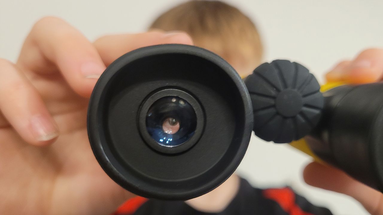 National Geographic 6x21 Children's Binocular laying on a worktop
