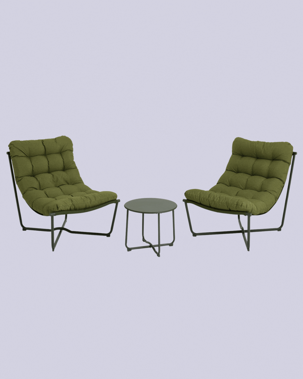 Habitat, Scoop 2 Seater Metal Garden Bistro Set