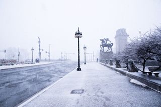 A photo shows the cold streets of Chicago during a previous cold snap.